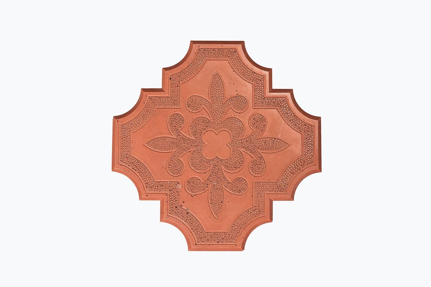 COMDES - Červená betonová dlažba středová / Ornamenty